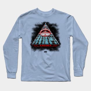 Pyramid Alien Invader Long Sleeve T-Shirt